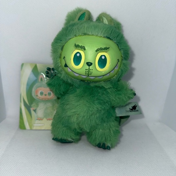 Pop Mart Big into Energy Series- Customized Labubu Pendant-Serenity💚 Grinch - Picture 2 of 7